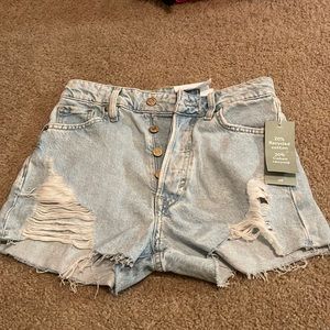 Never worn high wasted shirts from h&m slim fit